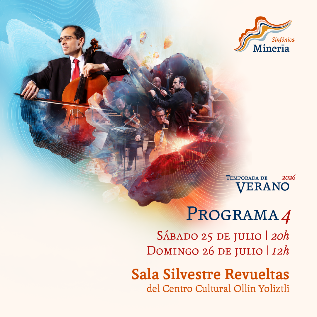 Orquesta Sinfónica de Minería – Programa 4 | Bacewicz / Martinus / Castro-Balbi / Chaikovski 4