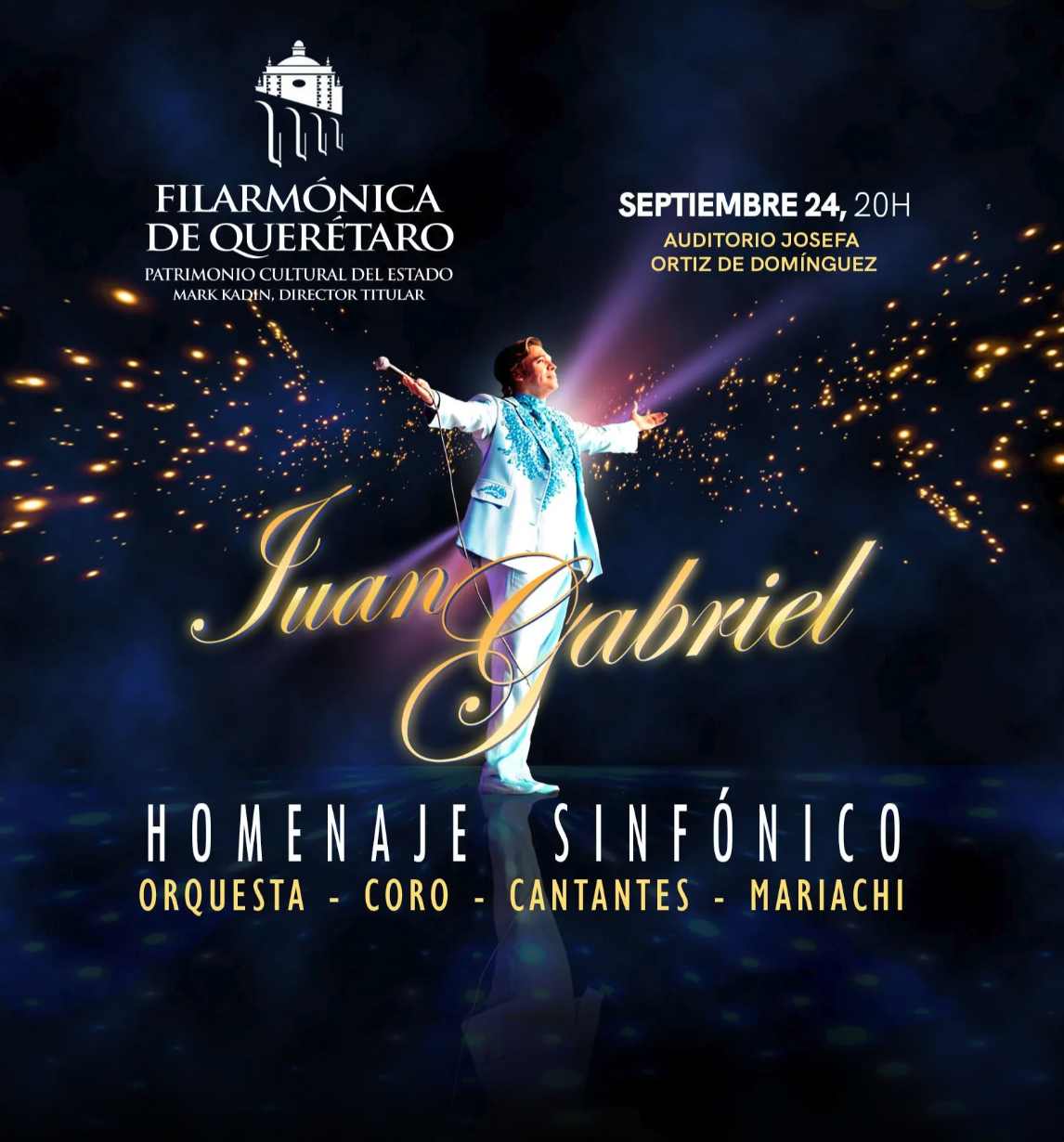 Orquesta Filarmónica de Querétaro – Juan Gabriel Sinfónico