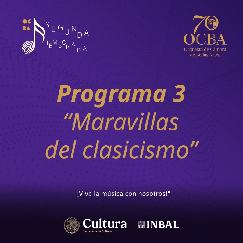 Orquesta de Cámara de Bellas Artes – Maravillas del Clasicismo